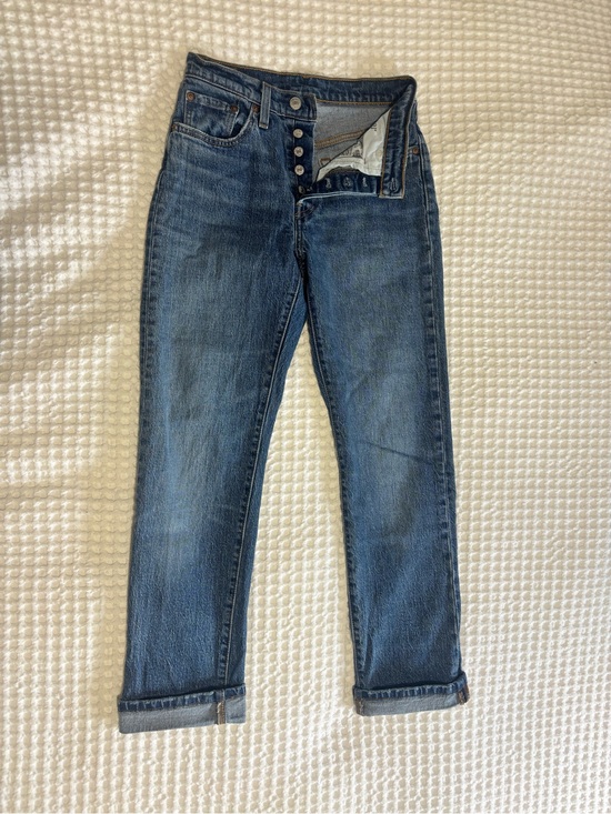 Levi's Denim - Levi’s 501 Dark Blue Straight-Leg Jeans